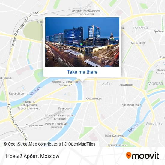 Новый Арбат map