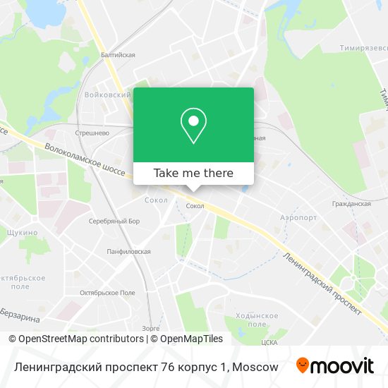 Ленинградский проспект 76 корпус 1 map