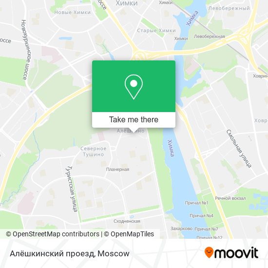 Алёшкинский проезд map