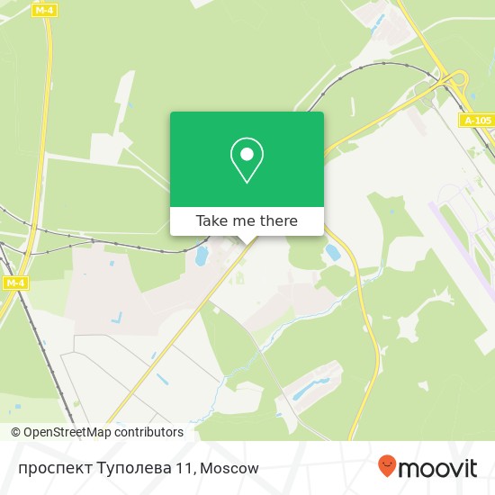 проспект Туполева 11 map