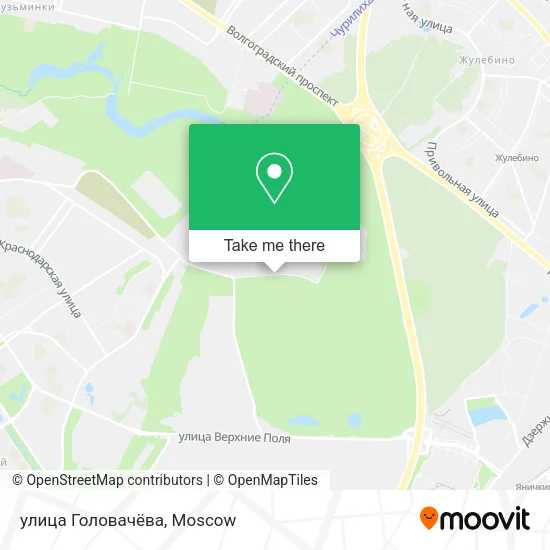 улица Головачёва map