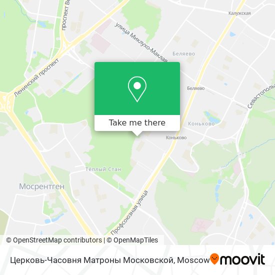 Церковь-Часовня Матроны Московской map