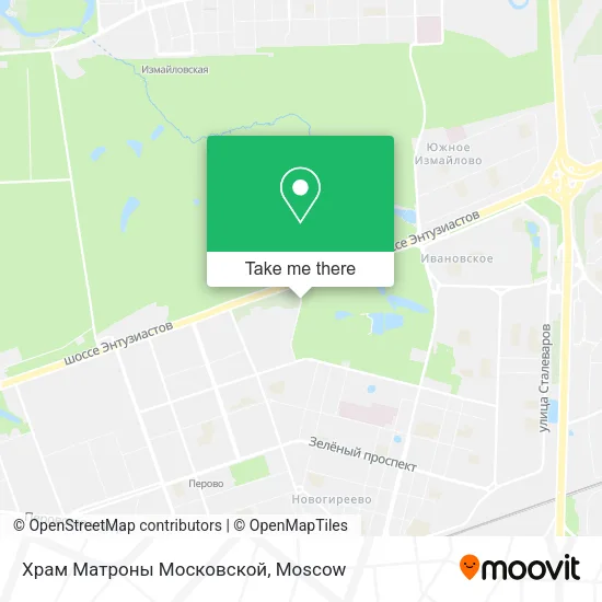 Храм Матроны Московской map