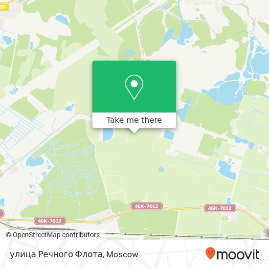 улица Речного Флота map