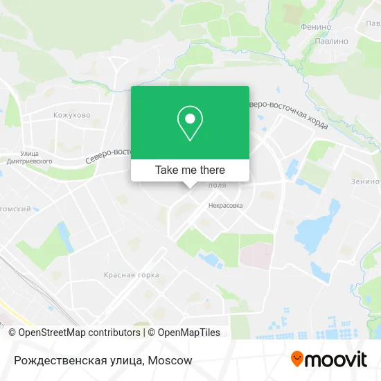 Рождественская улица map