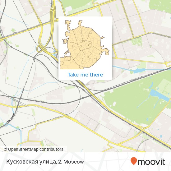 Кусковская улица, 2 map