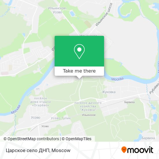 Царское село ДНП map