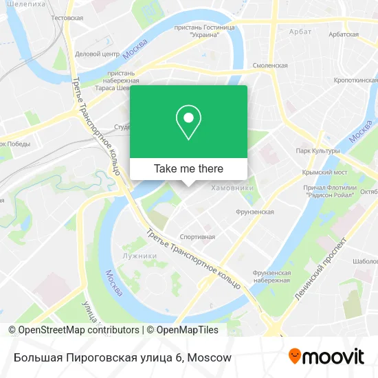 Большая Пироговская улица 6 map