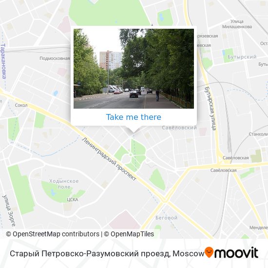 Старый Петровско-Разумовский проезд map