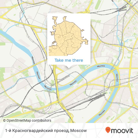 1-й Красногвардейский проезд map