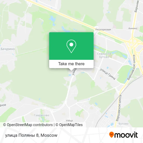 улица Поляны 8 map