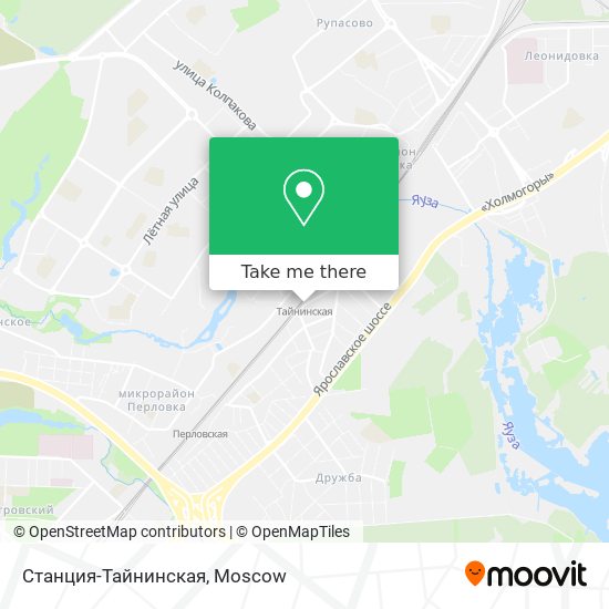 Станция-Тайнинская map