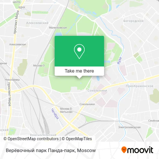 Верёвочный парк Панда-парк map