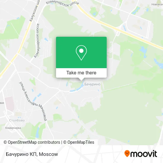 Бачурино КП map