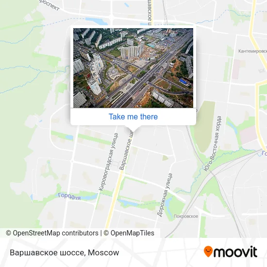 Варшавское шоссе map
