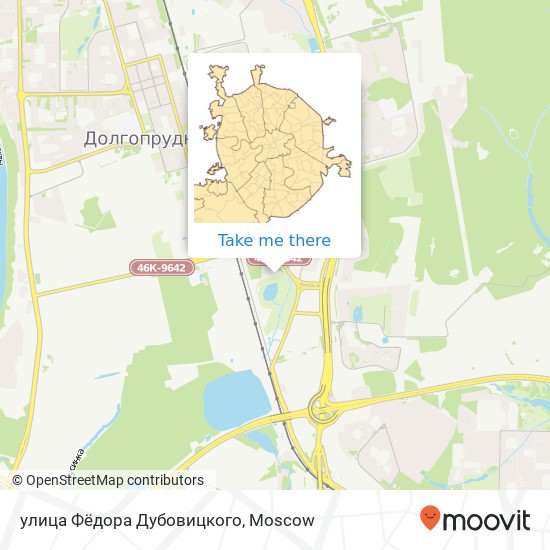 улица Фёдора Дубовицкого map