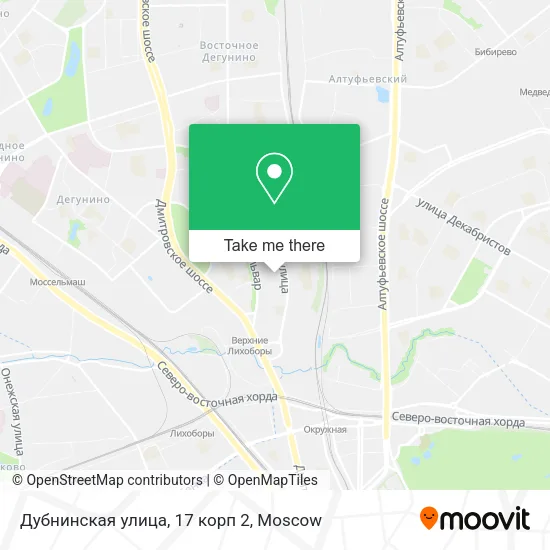 Дубнинская улица, 17 корп 2 map