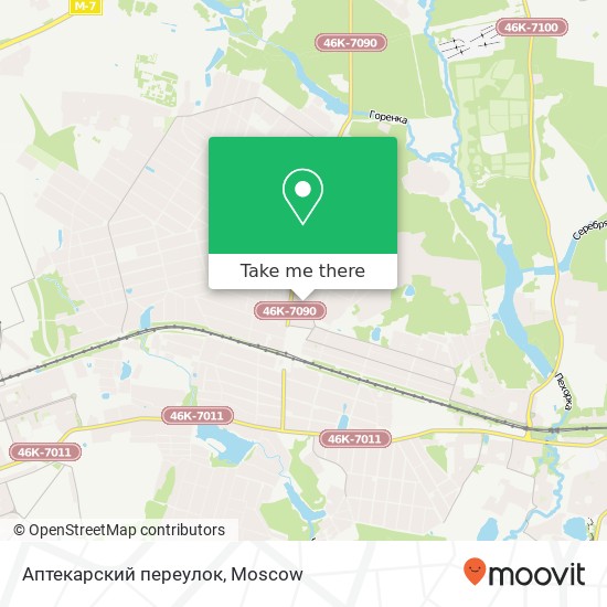 Аптекарский переулок map