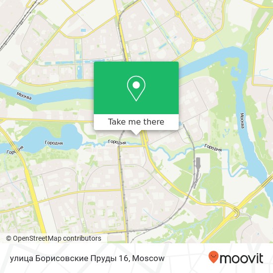 улица Борисовские Пруды 16 map