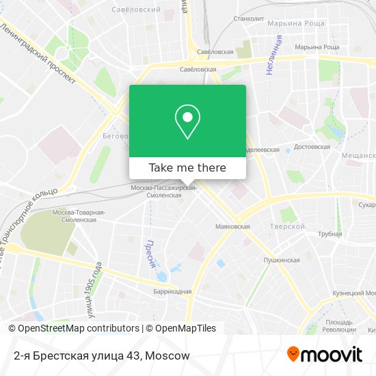 2-я Брестская улица 43 map