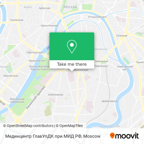 Мединцентр ГлавУпДК при МИД РФ map