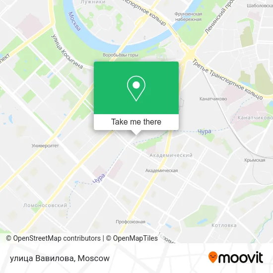 улица Вавилова map