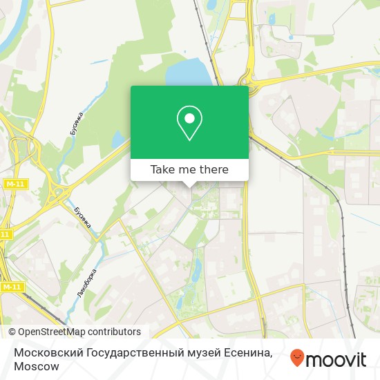 Московский Государственный музей Есенина map