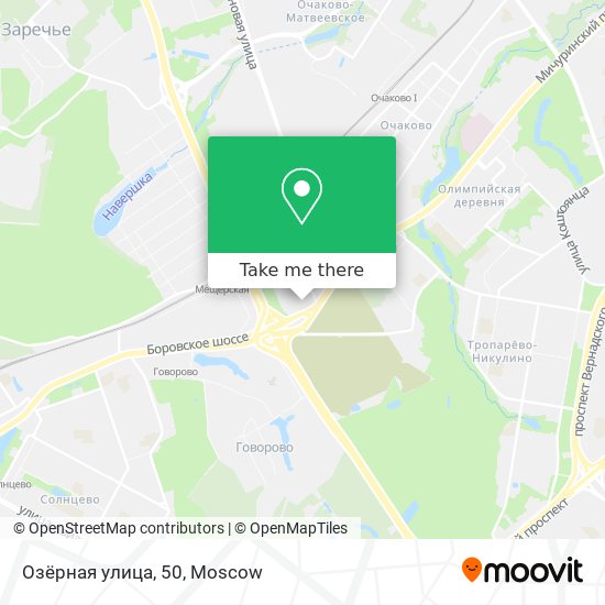 Озёрная улица, 50 map
