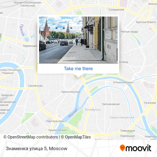 Знаменка улица 5 map