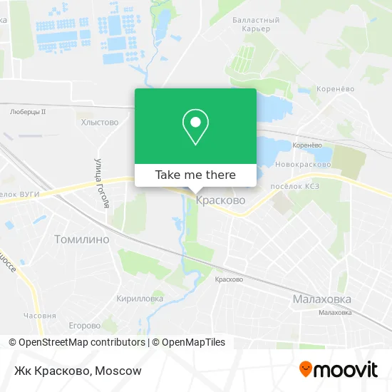 Жк Красково map