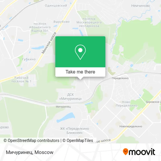 Мичуринец map