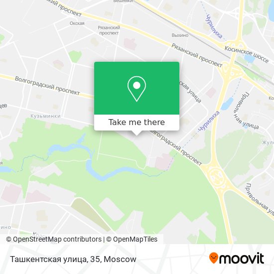 Ташкентская улица, 35 map
