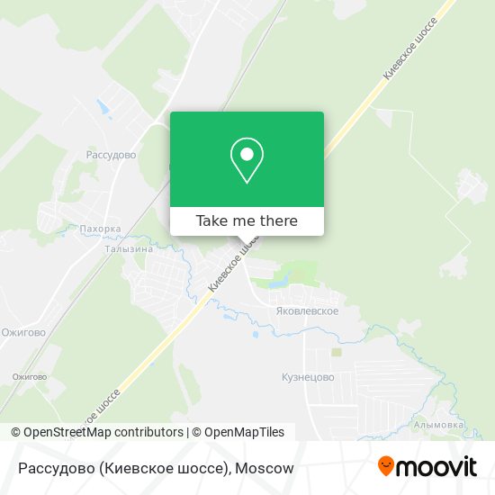 Рассудово (Киевское шоссе) map