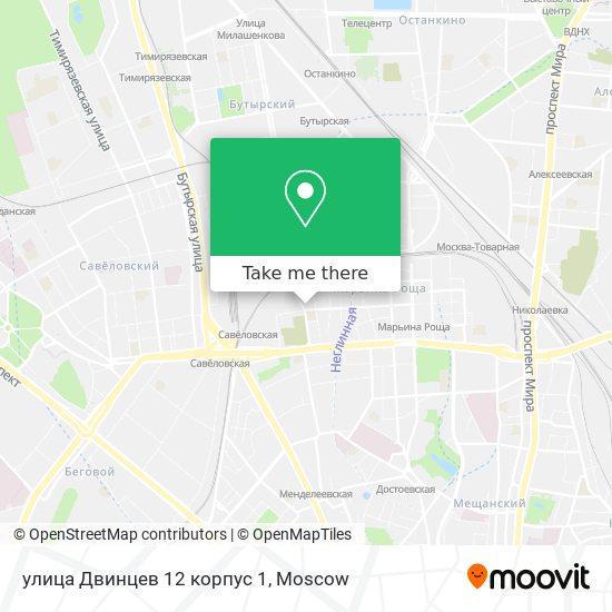 улица Двинцев 12 корпус 1 map