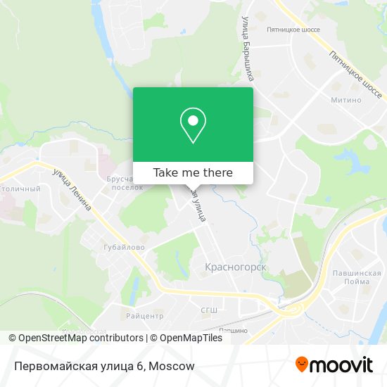 Первомайская улица 6 map