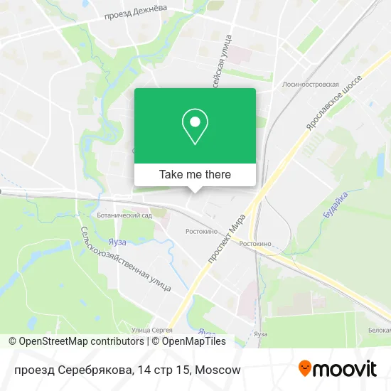 проезд Серебрякова, 14 стр 15 map