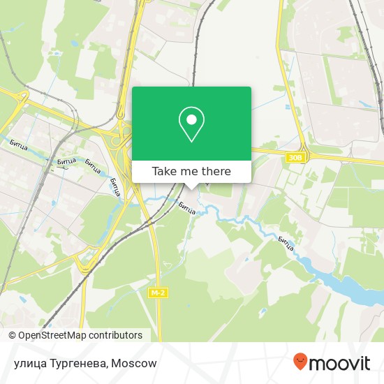 улица Тургенева map