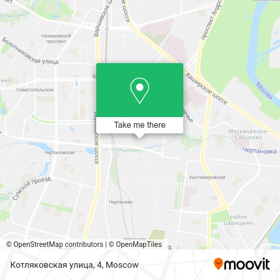 Котляковская улица, 4 map