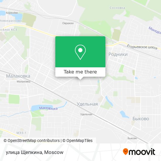 улица Щепкина map