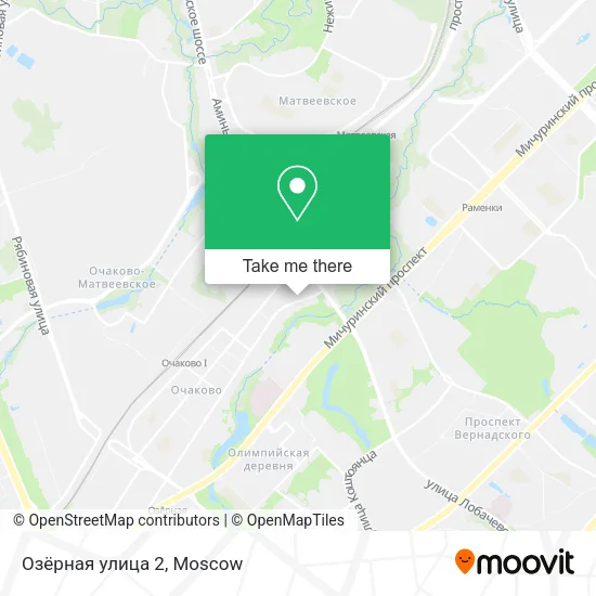 Озёрная улица 2 map