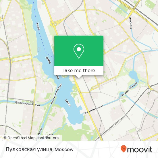 Пулковская улица map