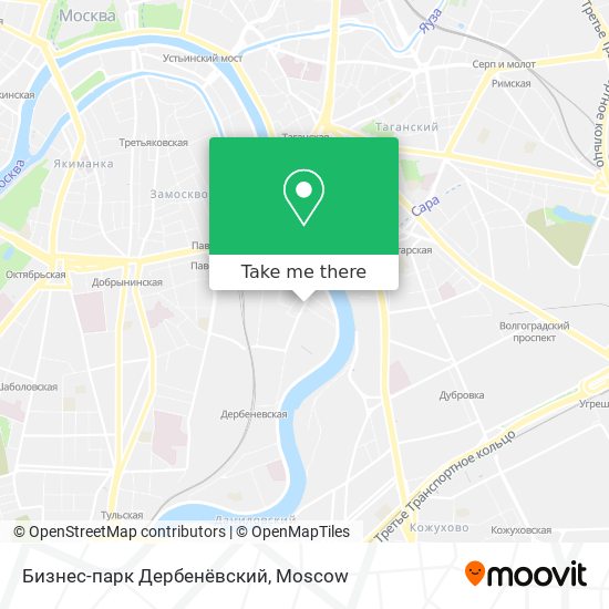 Бизнес-парк Дербенёвский map