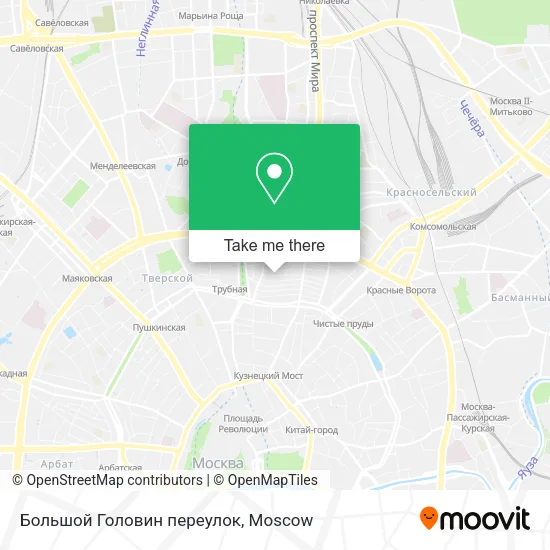 Большой Головин переулок map
