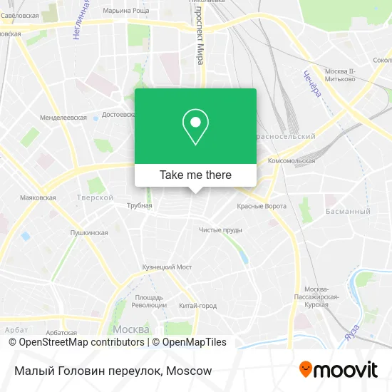 Малый Головин переулок map