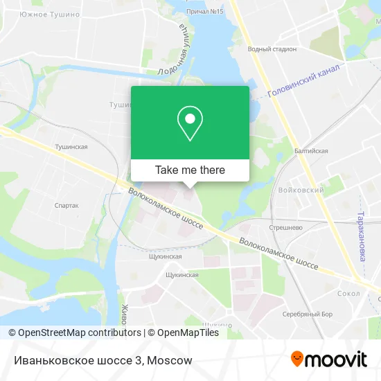 Иваньковское шоссе 3 map