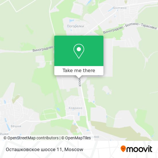 Осташковское шоссе 11 map
