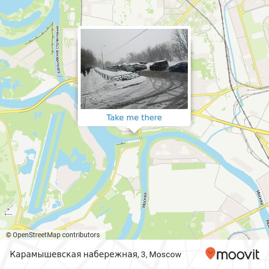 Карамышевская набережная, 3 map