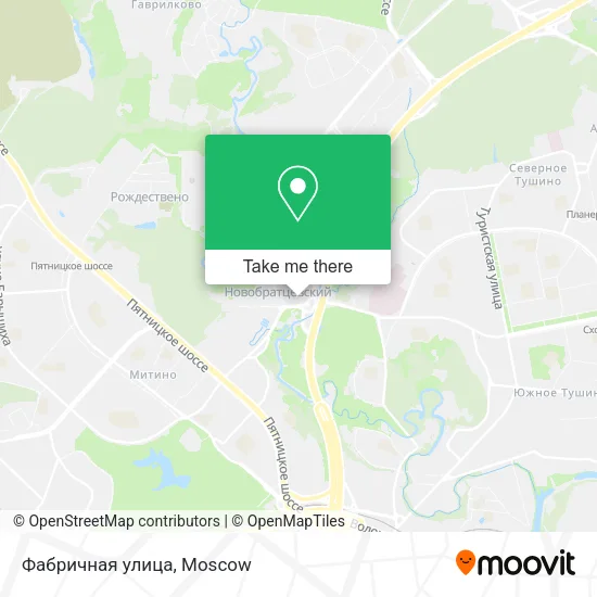 Фабричная улица map