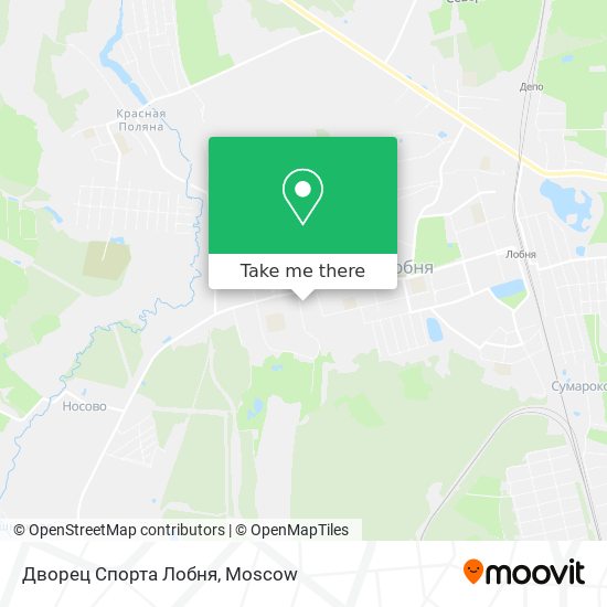 Дворец Спорта Лобня map
