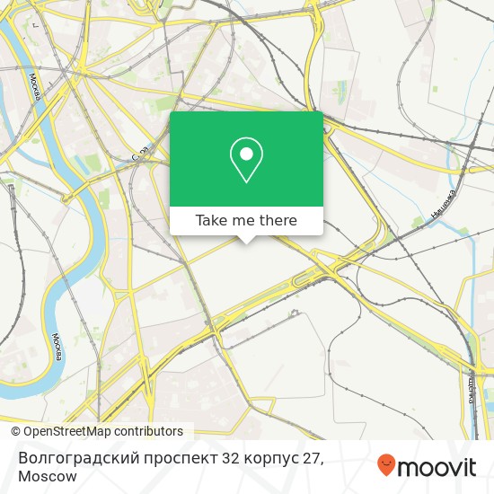 Волгоградский проспект 32 корпус 27 map